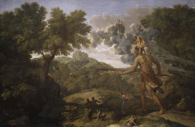 Nicolas Poussin Paysage avec Orion aveugle cherchant le soleil China oil painting art